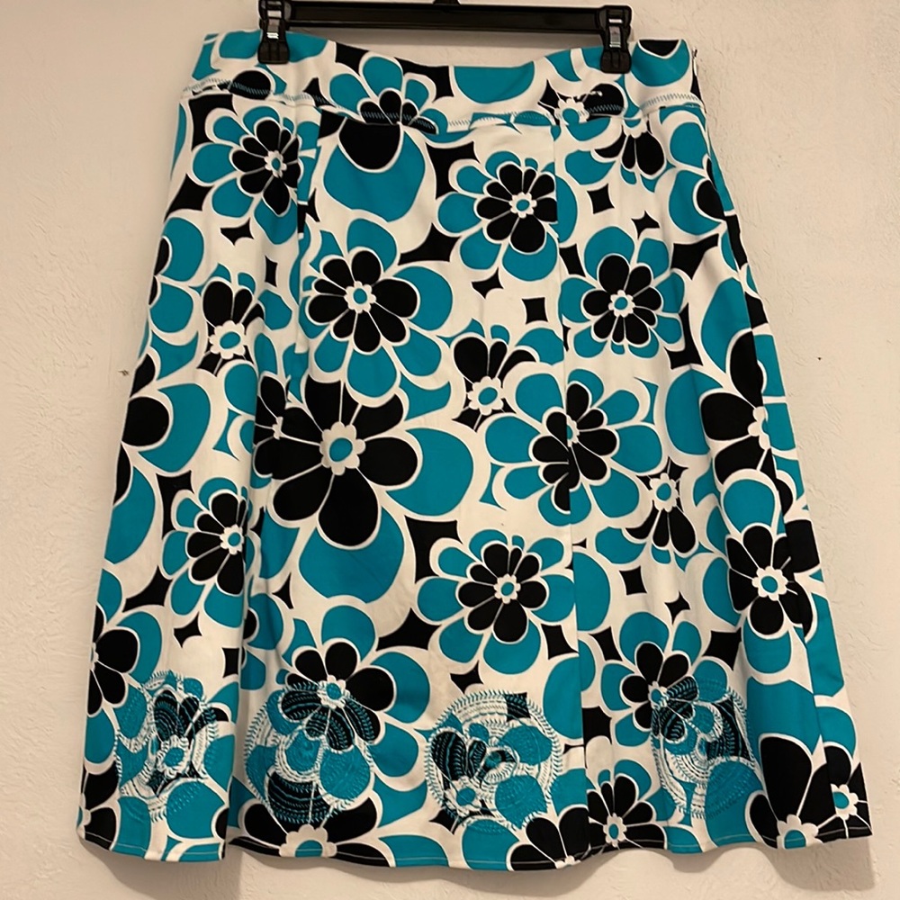 Size 12 Kim Rogers signature skirt cotton no liner